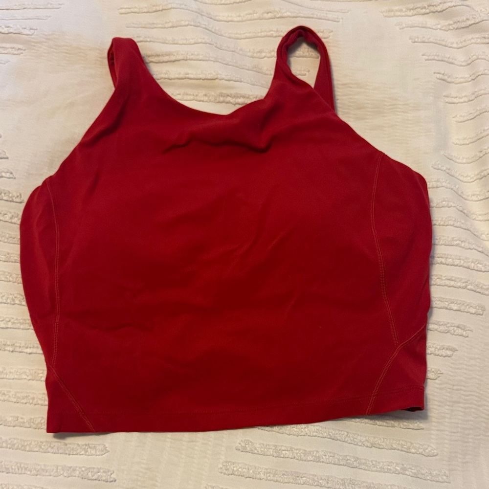 lululemon athletica Red Tank Top